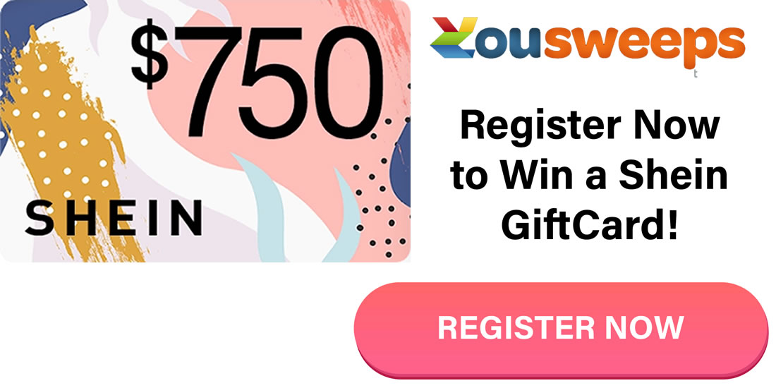 Win a $750 Shein Gift Card win a $750 shein gift card